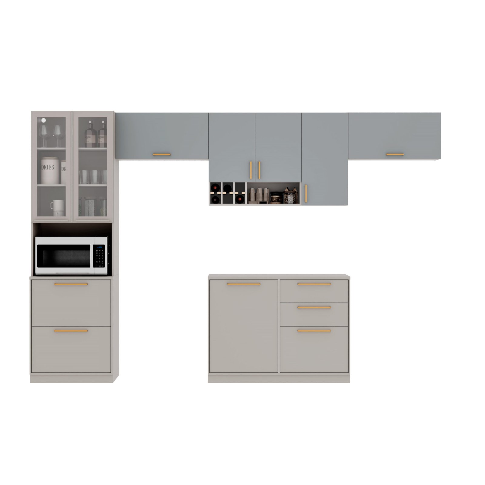 Cozinha Itatiaia Essence 350 cm
