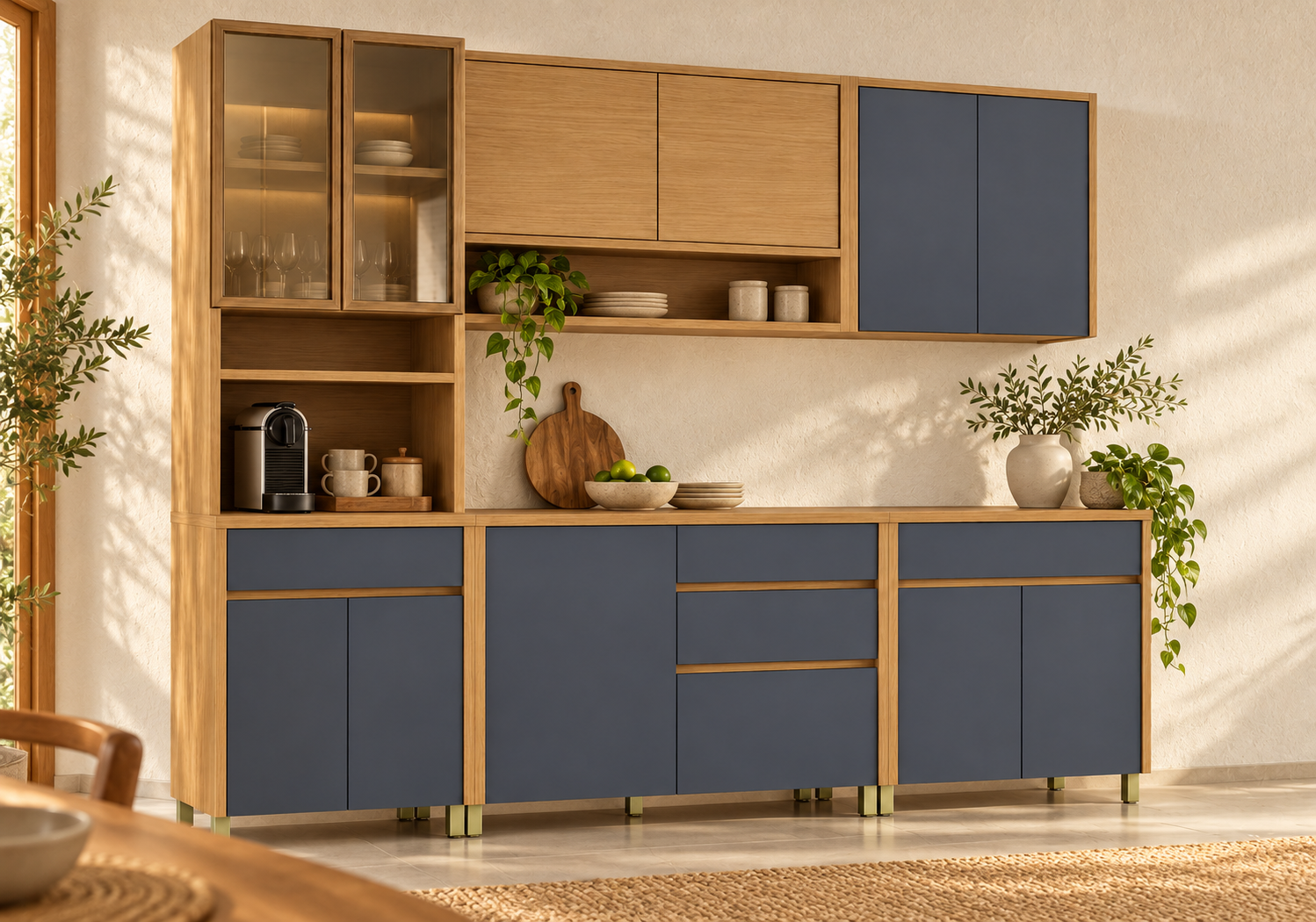 Cozinha Nesher Condessa 270 cm com Paneleiro — Composição 08 - Imagem 2