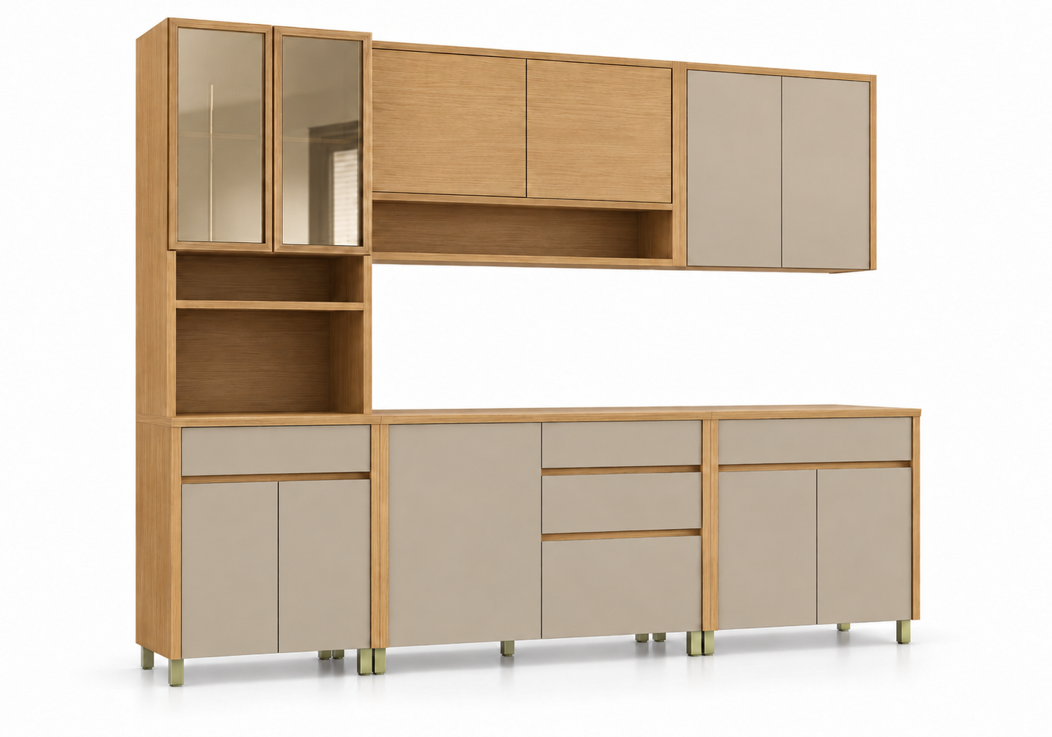 Cozinha Nesher Condessa 270 cm com Paneleiro — Composição 08 - Imagem 5