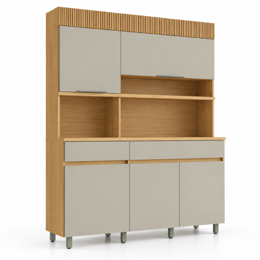 Kit de Cozinha Nesher Realeza 160 cm — 100% MDF