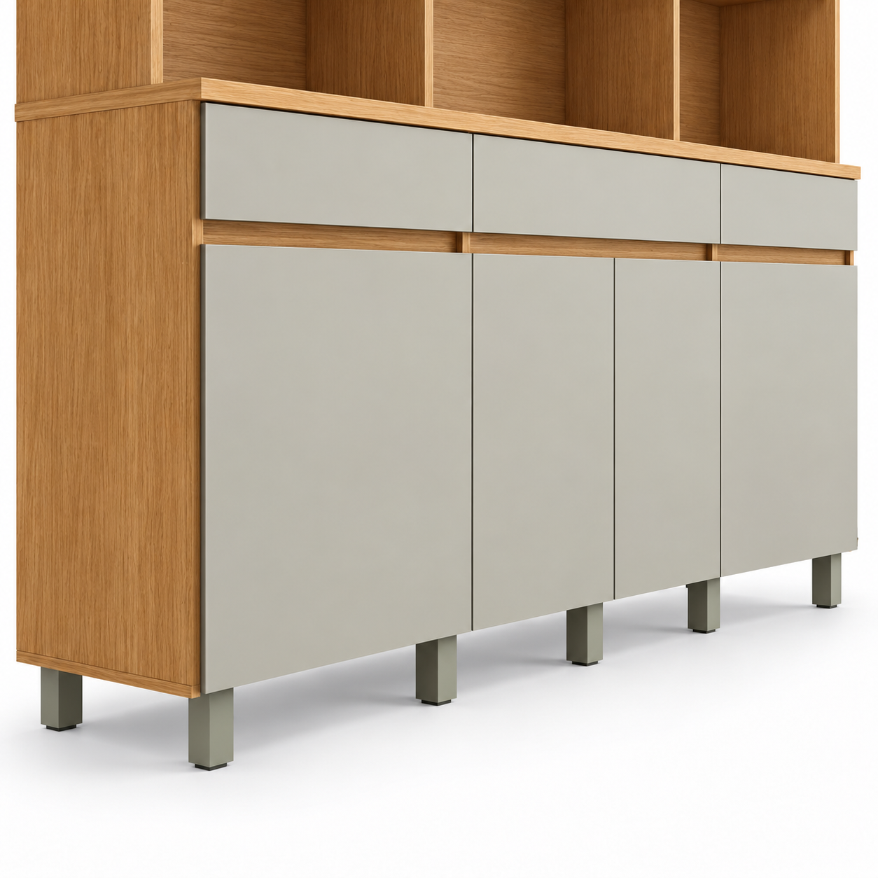 Kit de Cozinha Nesher Realeza 220 cm — 100% MDF - Imagem 4