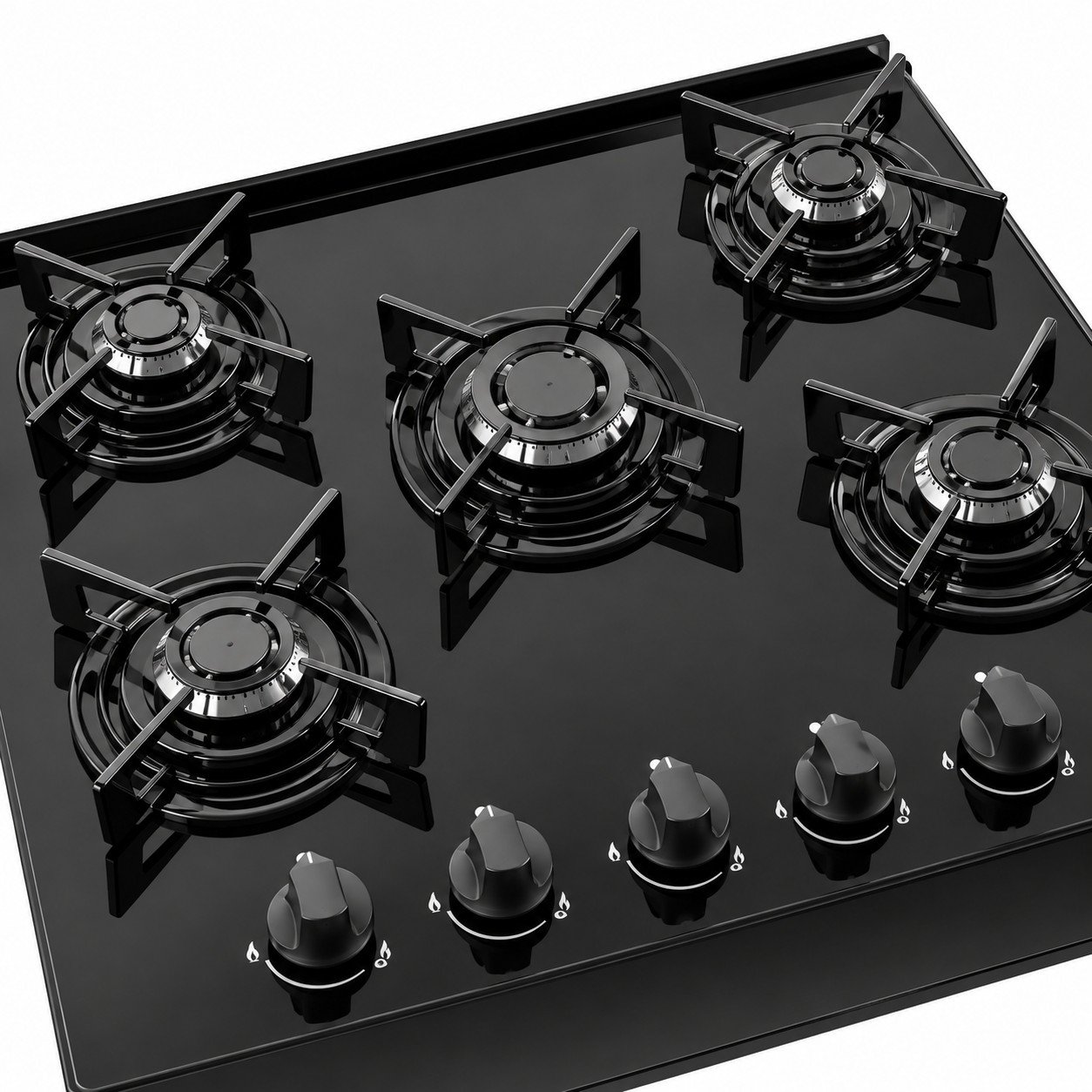 Fogão Electra Glass Plus 5 Bocas Preto — Itatiaia - Imagem 3