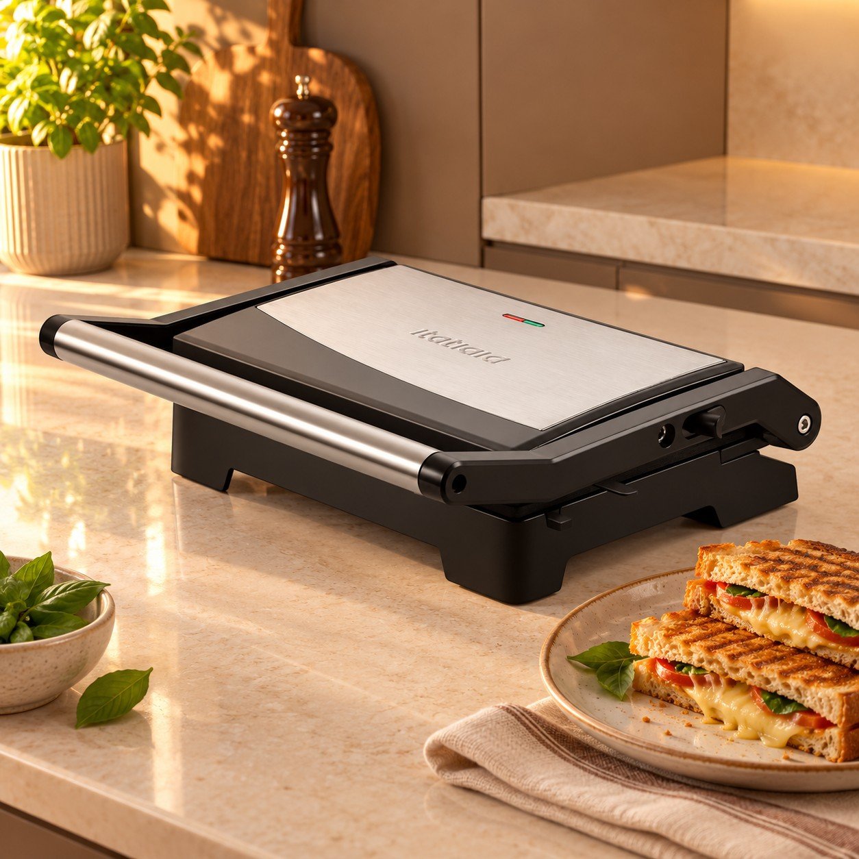 Grill Essencial 1000 W Inox 220 V — Itatiaia - Imagem 4