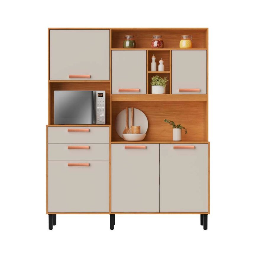 Kit de Cozinha Itatiaia Nápoles 160 cm — 6 portas e 2 gavetas
